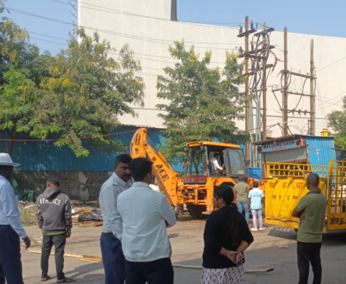 Raipur में अवैध अतिक्रमण पर निगम की बड़ी कार्रवाई