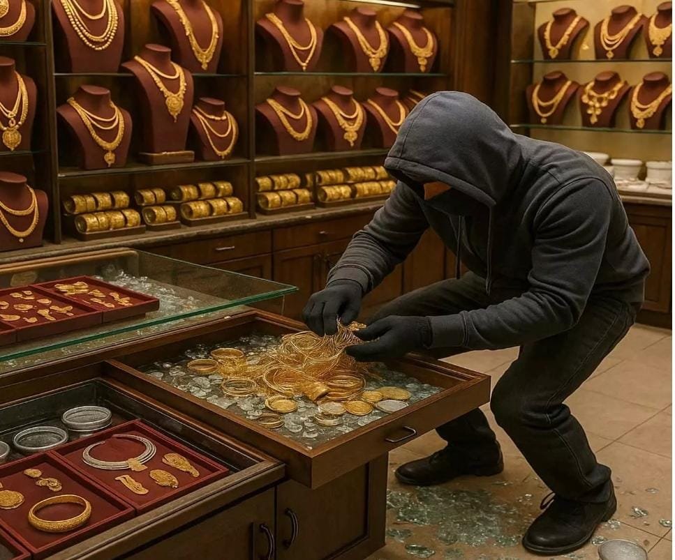 Balrampur में ज्वेलर्स शॉप पर बड़ी चोरी, शटर तोड़कर लाखों के गहने गायब