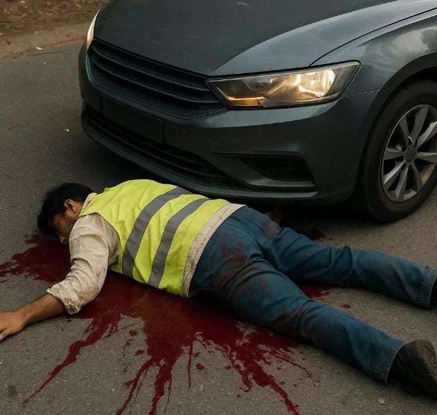 Raipur: तेज रफ्तार कार ने ली मजदूर की जान, मौके पर हुई मौत