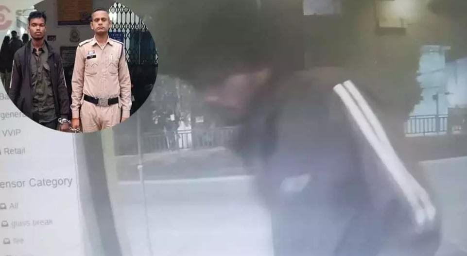 Raipur में ATM तोड़ने की कोशिश नाकाम, पुलिस ने आरोपी को किया गिरफ्तार
