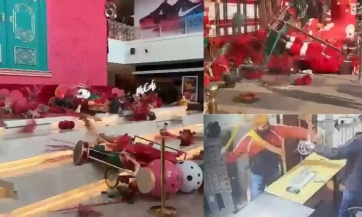 Raipur के मैग्नेटो मॉल में हंगामा, धर्म पूछकर की गई तोड़फोड़ का आरोप