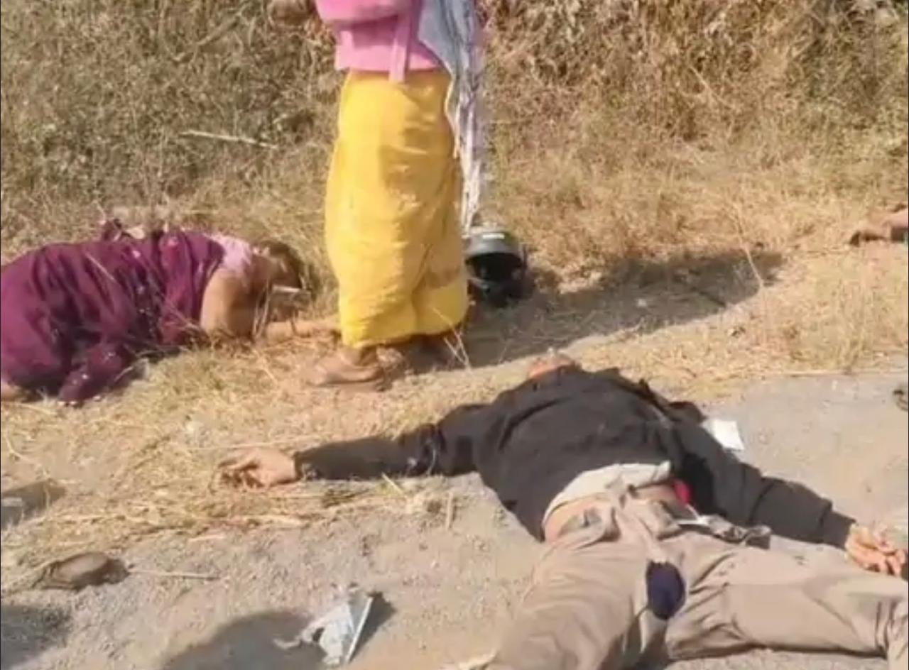 धमतरी में सड़क हादसा: तेज रफ्तार कार की टक्कर से दामाद की मौत, सास और पत्नी गंभीर