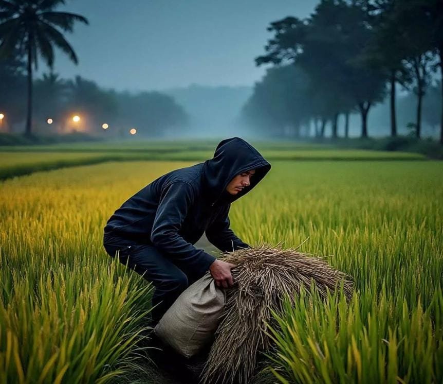 Raipur में महिला किसान की 15 क्विंटल धान की फसल चोरी