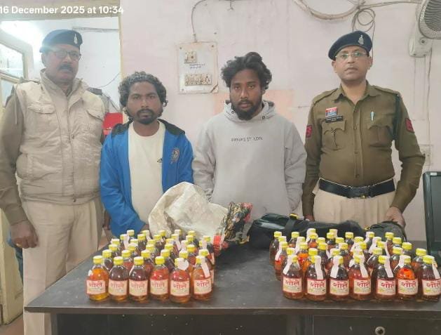 Raipur: फाफाडीह एक्सप्रेस-वे के पास अवैध शराब बिक्री करते दो गिरफ्तार