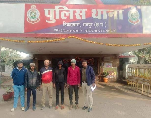 Raipur : हनुमान मूर्ति तोड़फोड़ मामला, पुलिस ने पांच आरोपियों को किया गिरफ्तार