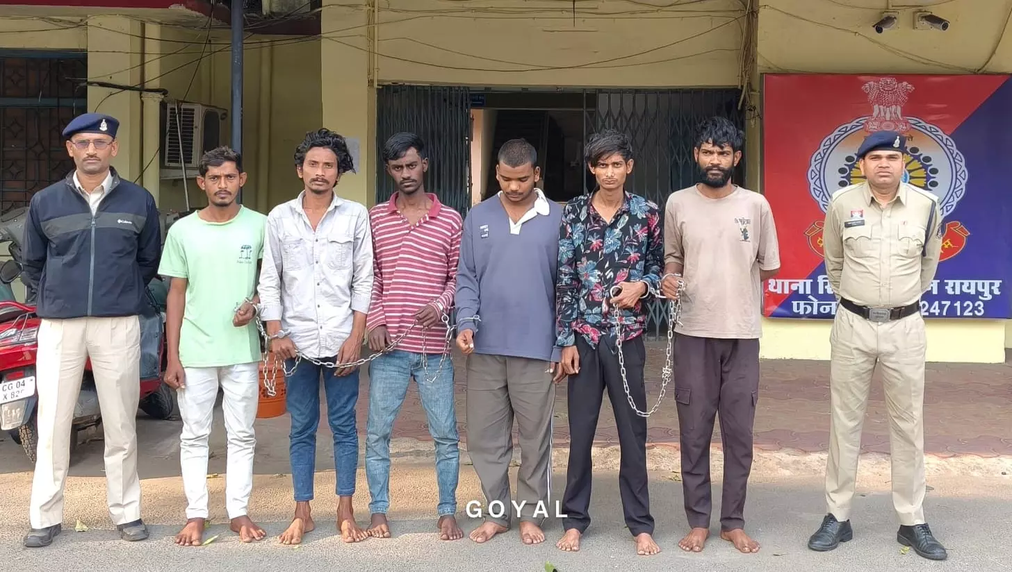 डकैती की बड़ी साजिश नाकाम: स्कॉर्पियो में हथियार लेकर निकले थे 6 शातिर बदमाश, पुलिस ने घेराबंदी कर दबोचा