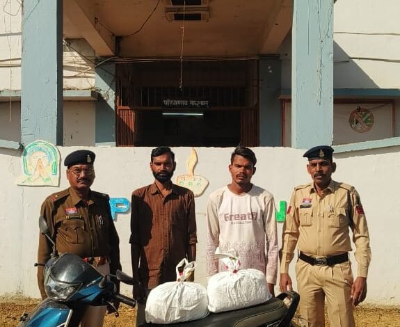 खरोरा पुलिस की बड़ी कार्रवाई, 4.256 किलो गांजा के साथ दो अंतरराज्यीय तस्कर गिरफ्तार