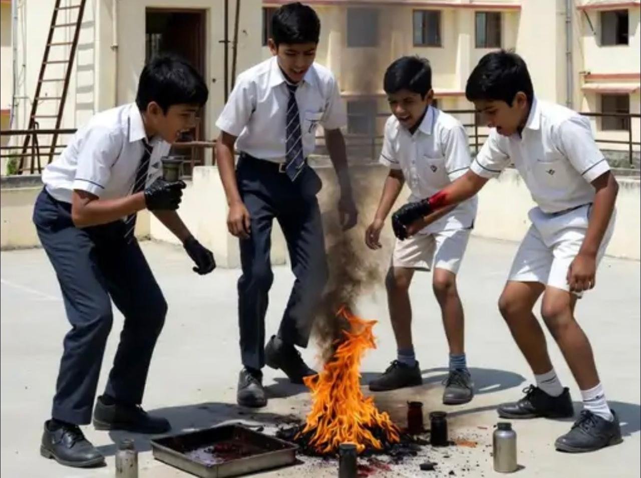 ओडिशा के स्कूल में थिनर से आग, चार छात्र गंभीर रूप से झुलसे