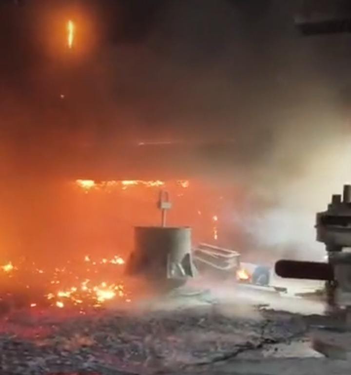 Bhilai: BSP के SMS-2 में भीषण आग, उत्पादन ठप