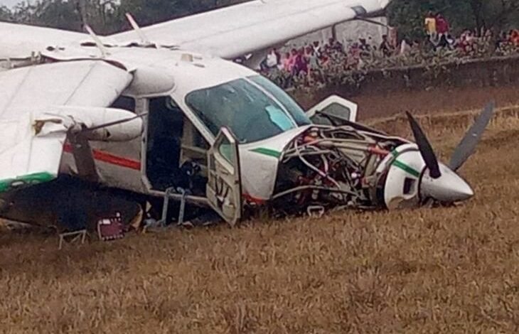 ओडिशा में 9-सीटर विमान दुर्घटनाग्रस्त: राउरकेला के पास हादसा