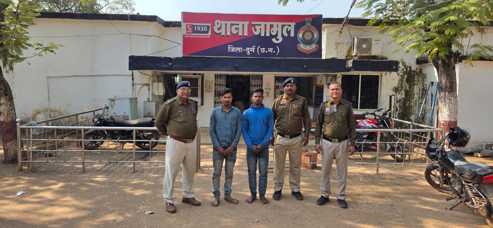 Durg : ज्वेलर्स दुकान में चोरी की कोशिश नाकाम, दो आरोपी गिरफ्तार