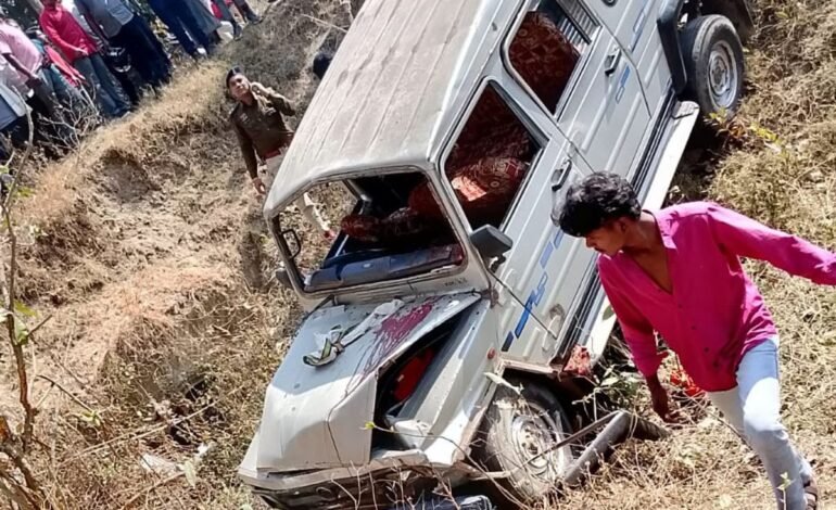 कांकेर में क्लूजर वाहन पलटा, महिला यात्री समेत चालक की मौत