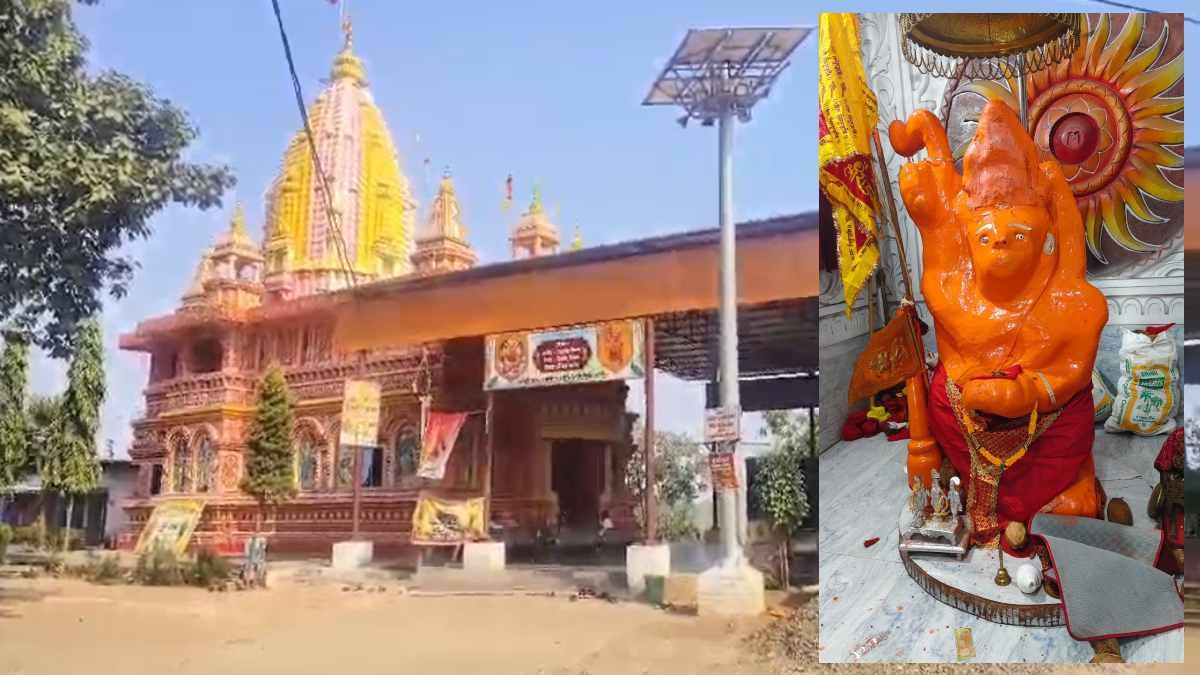 आस्था पर चोट! कमरौद के प्राचीन हनुमान मंदिर में दूसरी बार चोरी, भगवान के चांदी के मुकुट पार