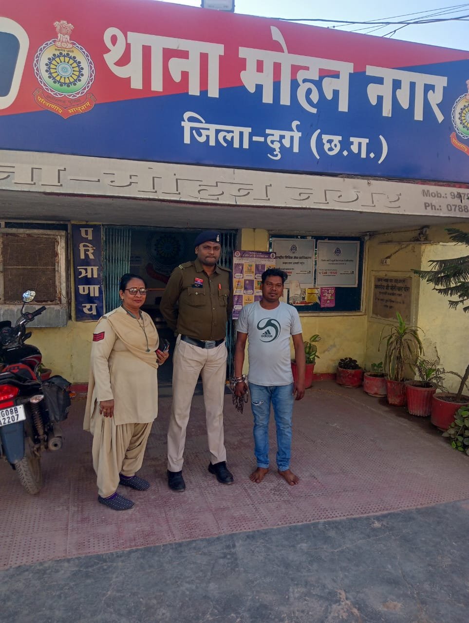 Durg : तितुरडीह में गांजा बेचते आरोपी को पुलिस ने दबोचा