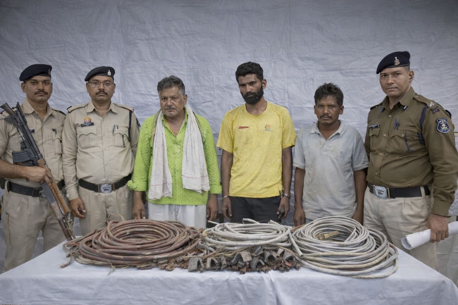 Raipur : केबल चोर गिरोह पर पुलिस की बड़ी कार्रवाई, 4 आरोपी गिरफ्तार