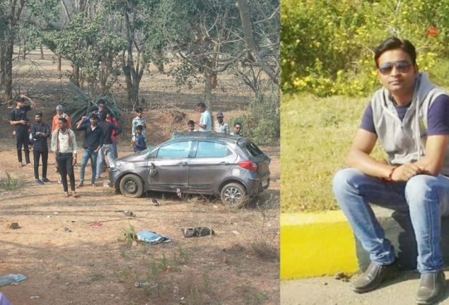 Balod में भीषण सड़क हादसा: कुत्ते को बचाने की कोशिश में पलटी कार, व्यापारी मौत