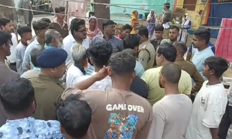 Durg : सामुदायिक भवन के भूमिपूजन पर विवाद