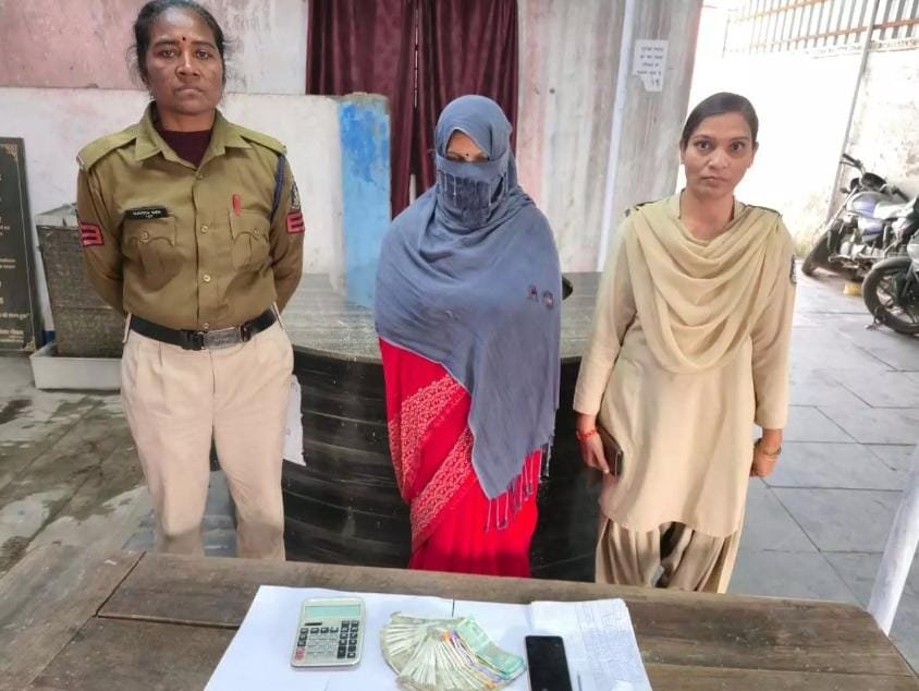 Raigarh में महिला सटोरी पर पुलिस की बड़ी कार्रवाई