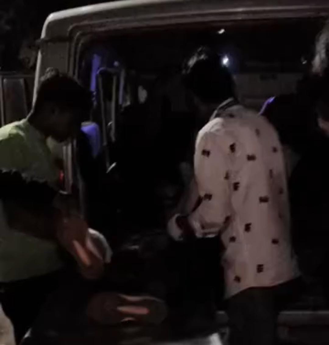 Bhilai में नेशनल हाईवे पर भीषण सड़क हादसा