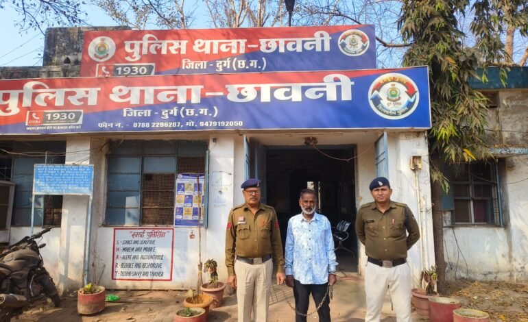 पशु क्रूरता के मामले में दुर्ग पुलिस की सख्त कार्रवाई, आरोपी गिरफ्तार