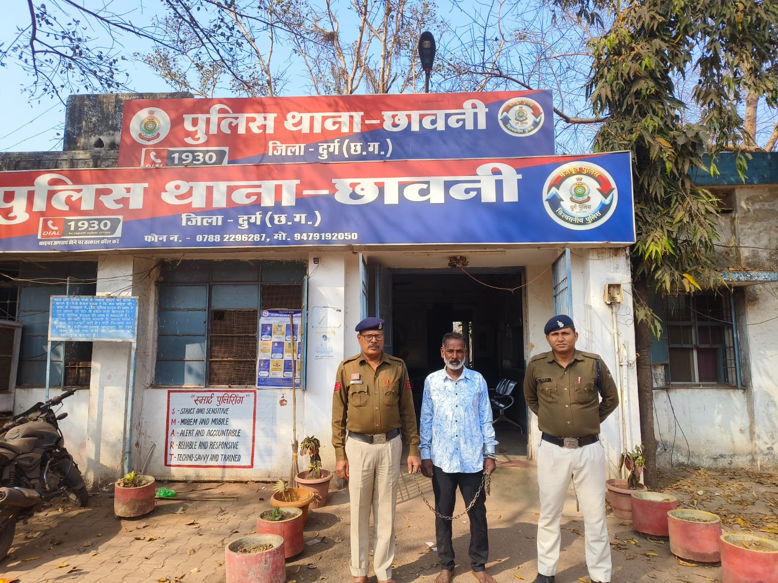 पशु क्रूरता के मामले में दुर्ग पुलिस की सख्त कार्रवाई, आरोपी गिरफ्तार
